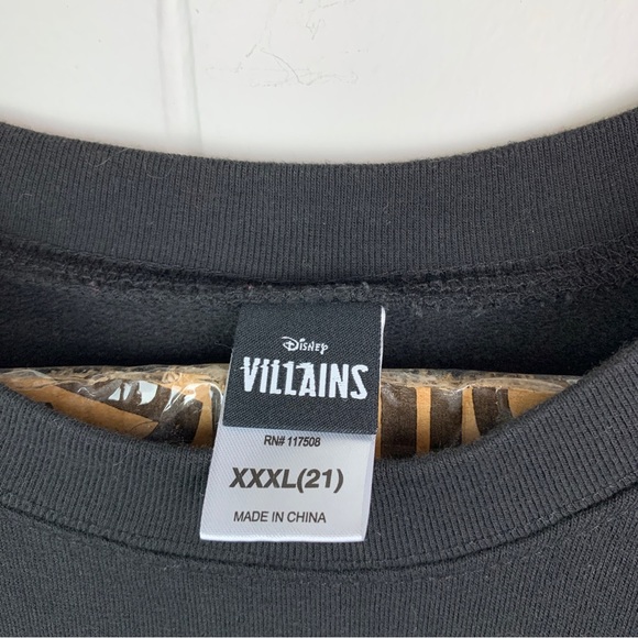 Disney Villains Pullover Sweatshirt Black Women’s XXXL (21) - Picture 3 of 4